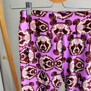 Cool Panda Lilac Leggings - One Size